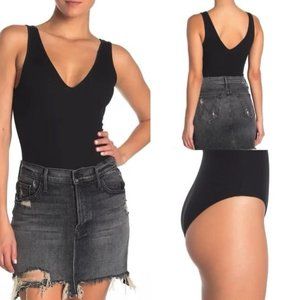 Abound Ribbed V-Neck Bodysuit